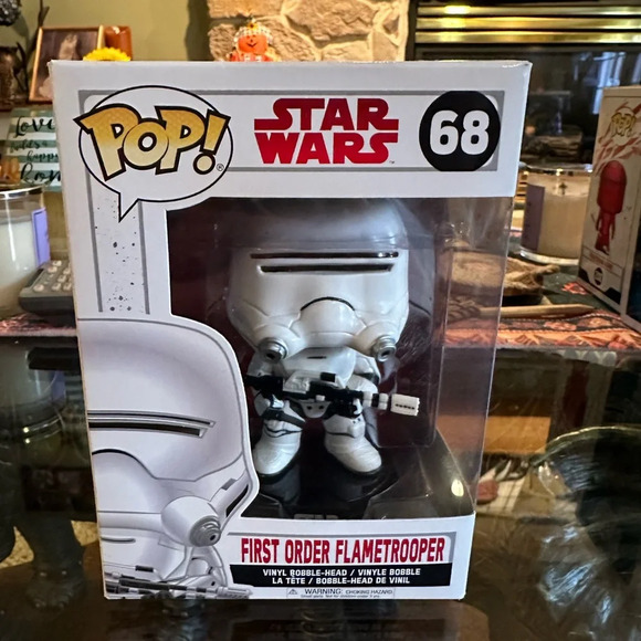 Funko Other - Funko Pop! Vinyl: Star Wars Bobble-Head First Order Flametrooper #68